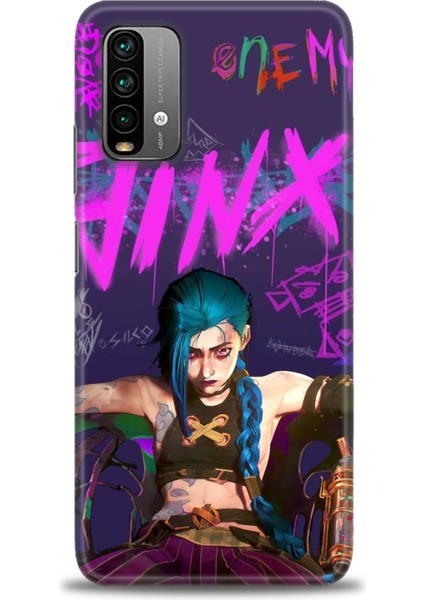 Xiaomi Redmi 9t Hd Baskılı Kılıf + Seramik Tam Kaplayan Ekran Koruyucu 275