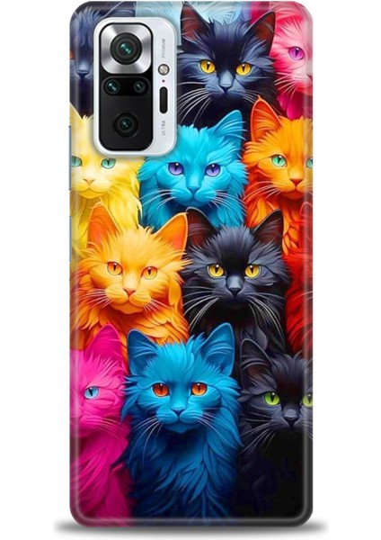 Xiaomi Redmi Note 10 Pro Hd Baskılı Kılıf + Seramik Tam Kaplayan Ekran Koruyucu 70