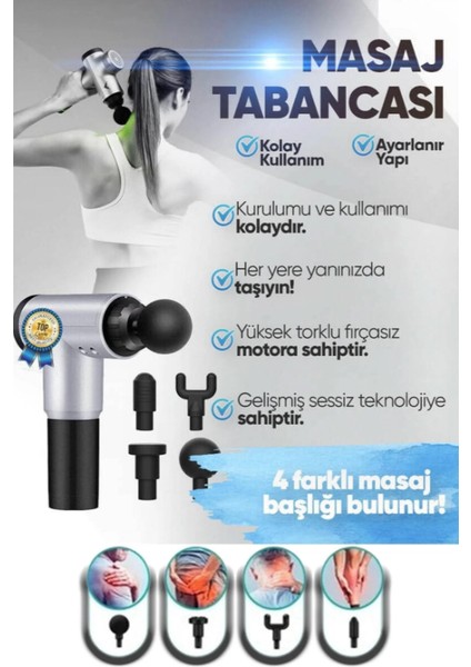 6 Masaj Başlıklı Masaj Aleti TNT-320 fiyatları