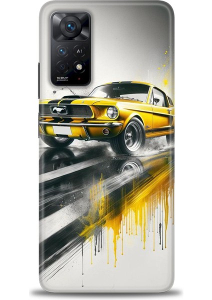 Xiaomi Redmi Note 11 Pro 4g Hd Baskılı Kılıf + Seramik Tam Kaplayan Ekran Koruyucu 108