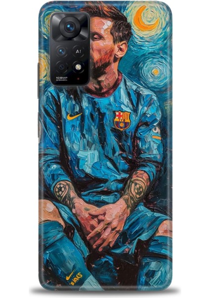 Xiaomi Redmi Note 11 Pro 4g Hd Baskılı Kılıf + Seramik Tam Kaplayan Ekran Koruyucu 12