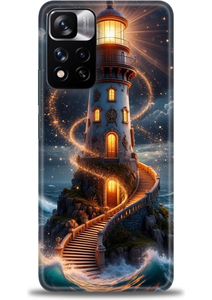 Xiaomi Redmi Note 11 Pro Plus Hd Baskılı Kılıf + Seramik Tam Kaplayan Ekran Koruyucu 232