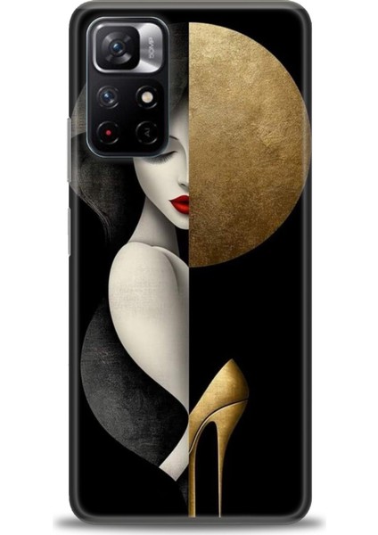Xiaomi Redmi Note 11S Hd Baskılı Kılıf + Seramik Tam Kaplayan Ekran Koruyucu 147