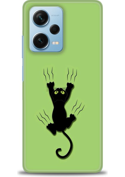 Xiaomi Redmi Note 12 Pro Plus Hd Baskılı Kılıf + Seramik Tam Kaplayan Ekran Koruyucu 65