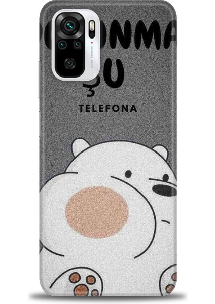 Xiaomi Redmi Note 10S Hd Baskılı Kılıf + Seramik Tam Kaplayan Ekran Koruyucu 157