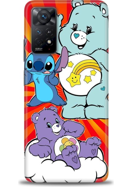 Xiaomi Redmi Note 11 Pro 4g Hd Baskılı Kılıf + Seramik Tam Kaplayan Ekran Koruyucu 492
