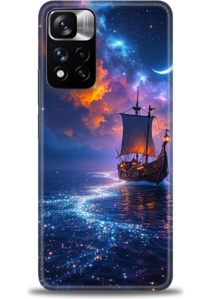 Xiaomi Redmi Note 11 Pro Plus Hd Baskılı Kılıf + Seramik Tam Kaplayan Ekran Koruyucu 235