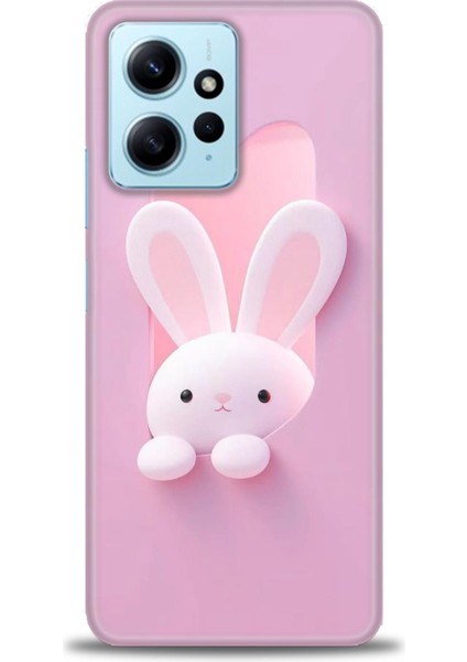 Xiaomi Redmi Note 12 4g Hd Baskılı Kılıf + Seramik Tam Kaplayan Ekran Koruyucu 74