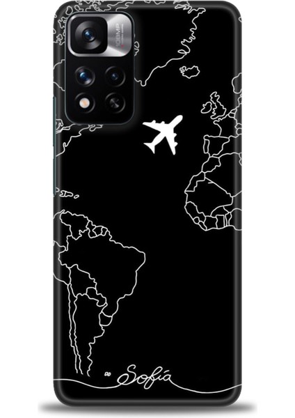 Xiaomi Redmi Note 11 Pro Plus Hd Baskılı Kılıf + Seramik Tam Kaplayan Ekran Koruyucu 382