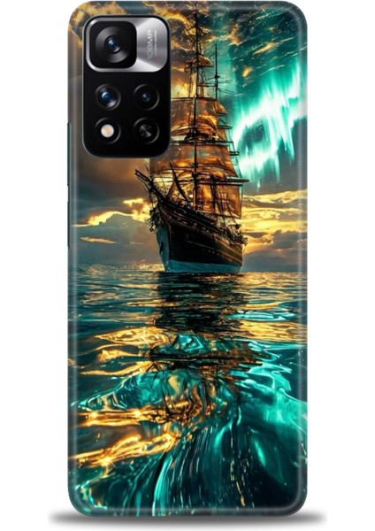 Xiaomi Redmi Note 11 Pro Plus Hd Baskılı Kılıf + Seramik Tam Kaplayan Ekran Koruyucu 237