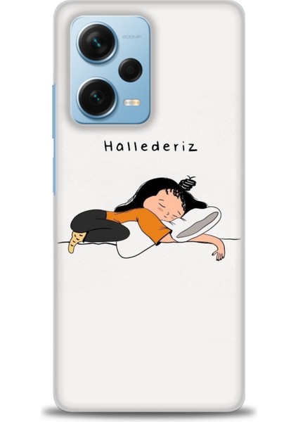 Xiaomi Redmi Note 12 Pro Plus Hd Baskılı Kılıf + Seramik Tam Kaplayan Ekran Koruyucu 164