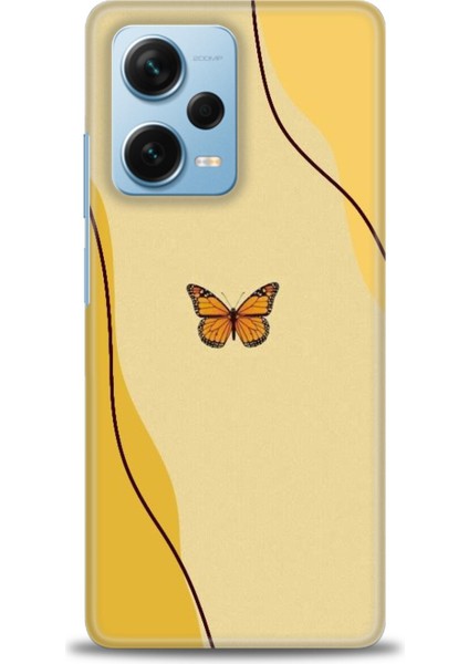Xiaomi Redmi Note 12 Pro Plus Hd Baskılı Kılıf + Seramik Tam Kaplayan Ekran Koruyucu 188