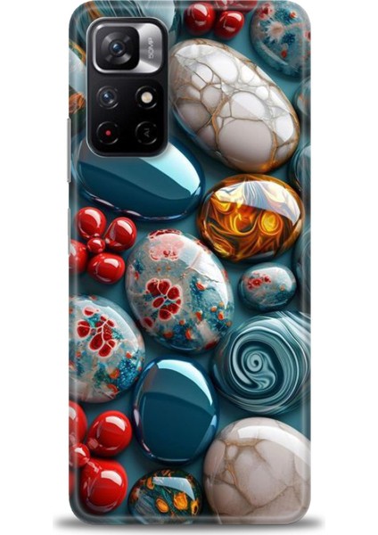 Xiaomi Redmi Note 11S Hd Baskılı Kılıf + Seramik Tam Kaplayan Ekran Koruyucu 349