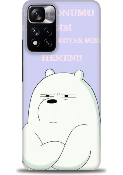 Xiaomi Redmi Note 11 Pro Plus Hd Baskılı Kılıf + Seramik Tam Kaplayan Ekran Koruyucu 159