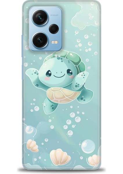 Xiaomi Redmi Note 12 Pro Plus Hd Baskılı Kılıf + Seramik Tam Kaplayan Ekran Koruyucu 310