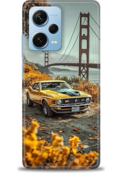 Xiaomi Redmi Note 12 Pro Plus Hd Baskılı Kılıf + Seramik Tam Kaplayan Ekran Koruyucu 105