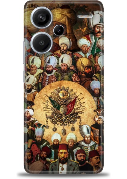 Xiaomi Redmi Note 13 Pro Plus Hd Baskılı Kılıf + Seramik Tam Kaplayan Ekran Koruyucu 468