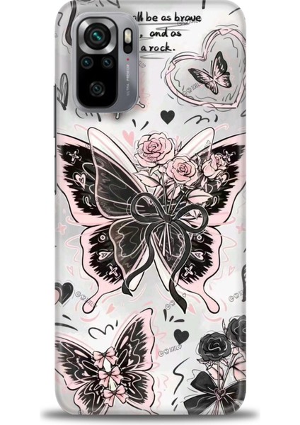 Xiaomi Redmi Note 11 Se Hd Baskılı Kılıf + Seramik Tam Kaplayan Ekran Koruyucu 206