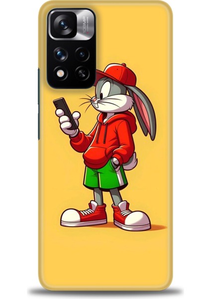 Xiaomi Redmi Note 11 Pro Plus Hd Baskılı Kılıf + Seramik Tam Kaplayan Ekran Koruyucu 401