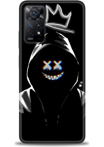 Xiaomi Redmi Note 11 Pro 4g Hd Baskılı Kılıf + Seramik Tam Kaplayan Ekran Koruyucu 351