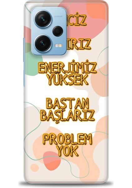 Xiaomi Redmi Note 12 Pro Plus Hd Baskılı Kılıf + Seramik Tam Kaplayan Ekran Koruyucu 170