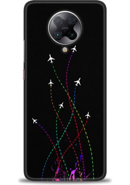 Xiaomi Redmi K30 Pro Hd Baskılı Kılıf + Seramik Tam Kaplayan Ekran Koruyucu 388