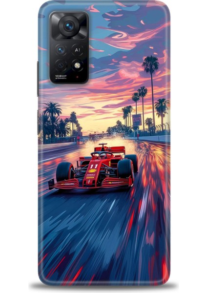 Xiaomi Redmi Note 11 Pro 4g Hd Baskılı Kılıf + Seramik Tam Kaplayan Ekran Koruyucu 102