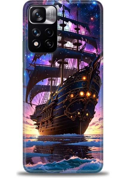 Xiaomi Redmi Note 11 Pro Plus Hd Baskılı Kılıf + Seramik Tam Kaplayan Ekran Koruyucu 236