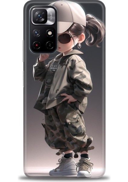 Xiaomi Redmi Note 12S Hd Baskılı Kılıf + Seramik Tam Kaplayan Ekran Koruyucu 254