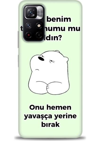 Xiaomi Redmi Note 12S Hd Baskılı Kılıf + Seramik Tam Kaplayan Ekran Koruyucu 155