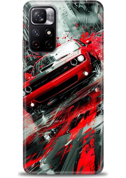 Xiaomi Redmi Note 12S Hd Baskılı Kılıf + Seramik Tam Kaplayan Ekran Koruyucu 106