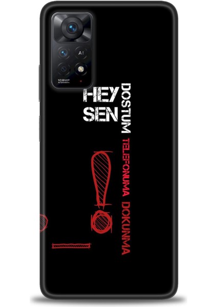 Xiaomi Redmi Note 11 Pro 4g Hd Baskılı Kılıf + Seramik Tam Kaplayan Ekran Koruyucu 392