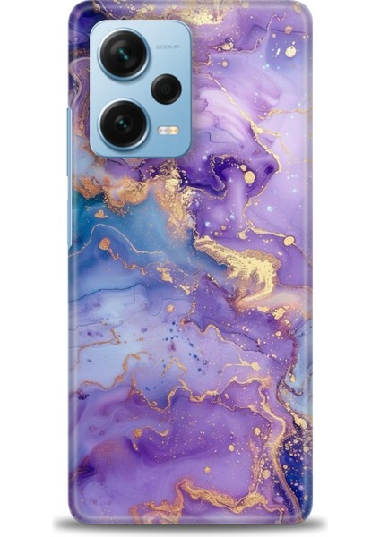 Xiaomi Redmi Note 12 Pro Plus Hd Baskılı Kılıf + Seramik Tam Kaplayan Ekran Koruyucu 311
