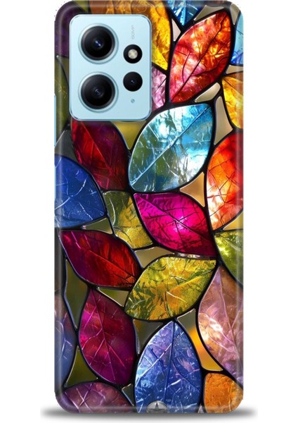 Xiaomi Redmi Note 12 4g Hd Baskılı Kılıf + Seramik Tam Kaplayan Ekran Koruyucu 339