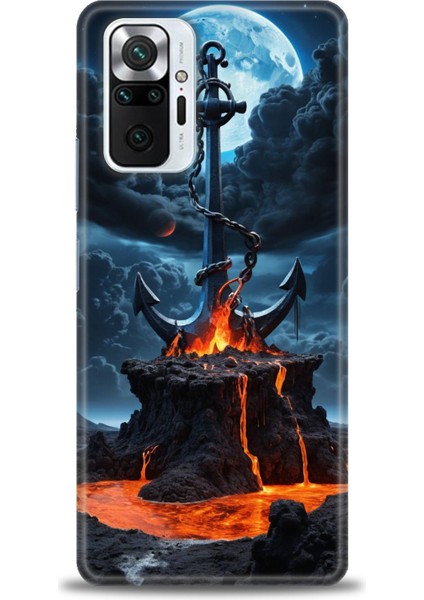 Xiaomi Redmi Note 10 Pro Hd Baskılı Kılıf + Seramik Tam Kaplayan Ekran Koruyucu 240