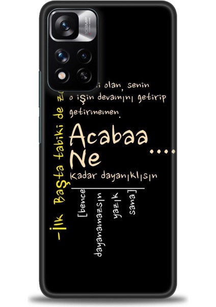 Xiaomi Redmi Note 11 Pro Plus Hd Baskılı Kılıf + Seramik Tam Kaplayan Ekran Koruyucu 393