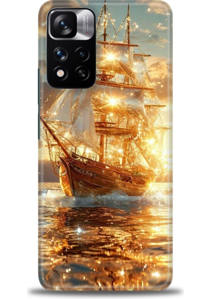 Xiaomi Redmi Note 11 Pro Plus Hd Baskılı Kılıf + Seramik Tam Kaplayan Ekran Koruyucu 234