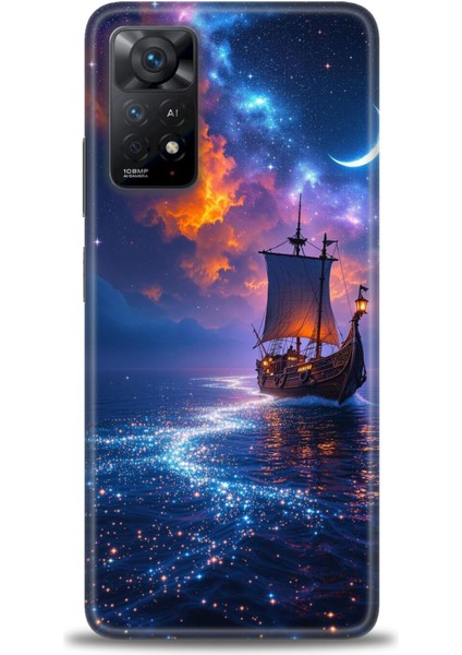 Xiaomi Redmi Note 11 Pro 4g Hd Baskılı Kılıf + Seramik Tam Kaplayan Ekran Koruyucu 235