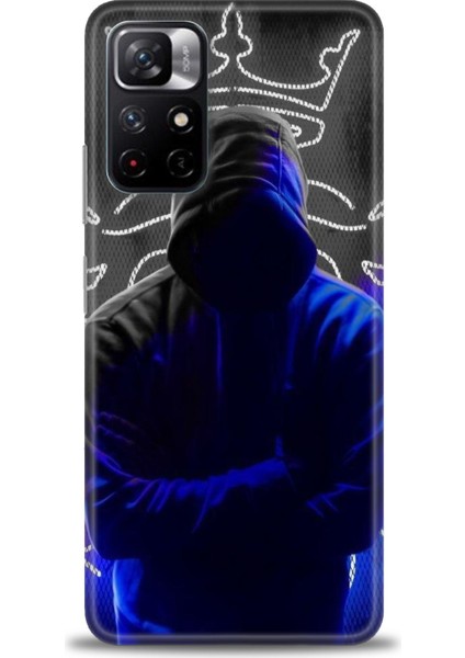 Xiaomi Redmi Note 12S Hd Baskılı Kılıf + Seramik Tam Kaplayan Ekran Koruyucu 357