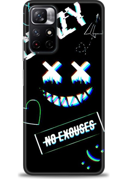 Xiaomi Redmi Note 12S Hd Baskılı Kılıf + Seramik Tam Kaplayan Ekran Koruyucu 356