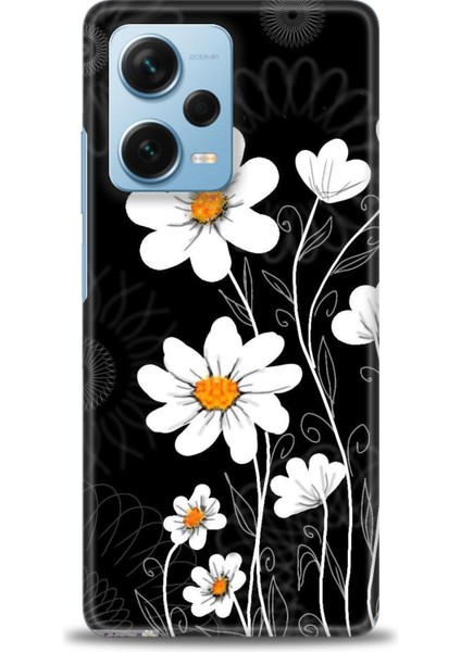 Xiaomi Redmi Note 12 Pro Plus Hd Baskılı Kılıf + Seramik Tam Kaplayan Ekran Koruyucu 133