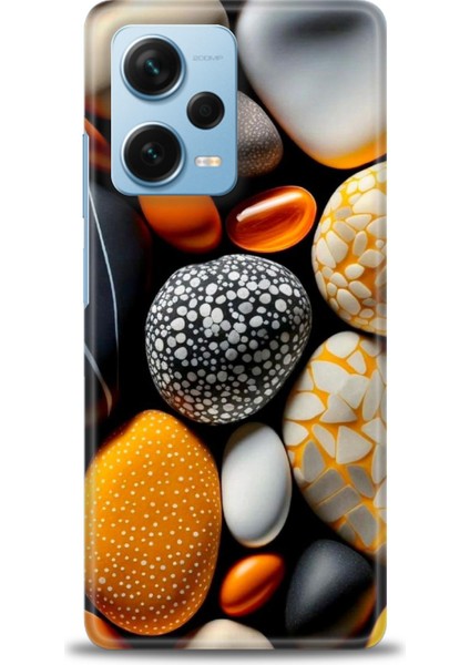 Xiaomi Redmi Note 12 Pro Plus Hd Baskılı Kılıf + Seramik Tam Kaplayan Ekran Koruyucu 342