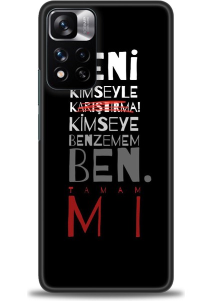 Xiaomi Redmi Note 11 Pro Plus Hd Baskılı Kılıf + Seramik Tam Kaplayan Ekran Koruyucu 396