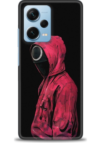 Xiaomi Redmi Note 12 Pro Plus Hd Baskılı Kılıf + Seramik Tam Kaplayan Ekran Koruyucu 282