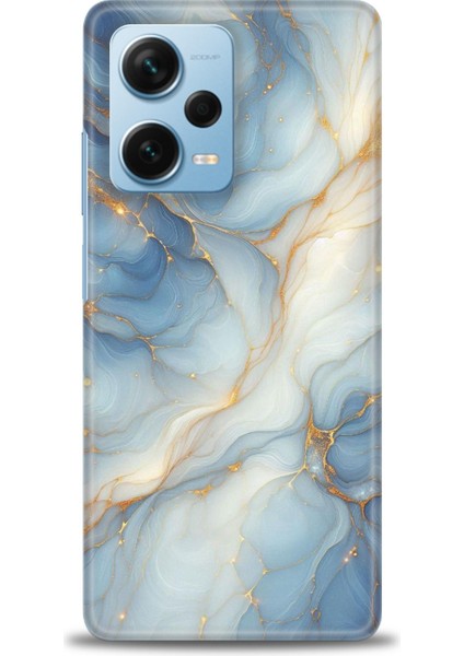 Xiaomi Redmi Note 12 Pro Plus Hd Baskılı Kılıf + Seramik Tam Kaplayan Ekran Koruyucu 318