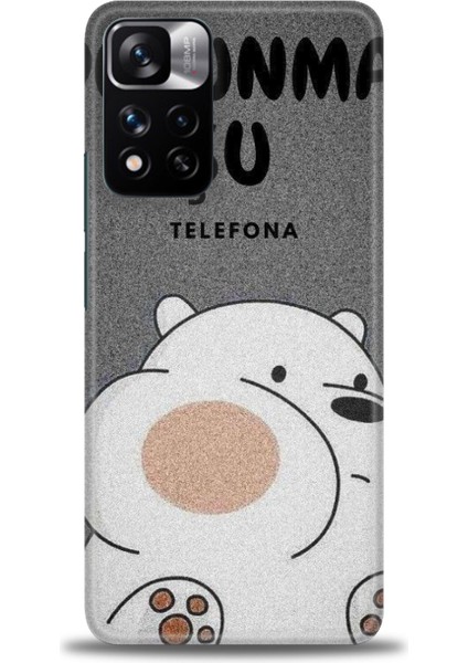 Xiaomi Redmi Note 11 Pro Plus Hd Baskılı Kılıf + Seramik Tam Kaplayan Ekran Koruyucu 157