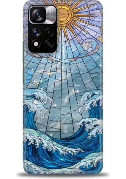 Xiaomi Redmi Note 11 Pro Plus Hd Baskılı Kılıf + Seramik Tam Kaplayan Ekran Koruyucu 336