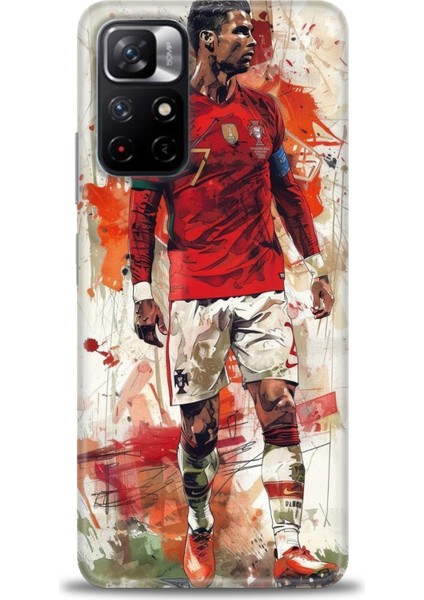 Xiaomi Redmi Note 12S Hd Baskılı Kılıf + Seramik Tam Kaplayan Ekran Koruyucu 2