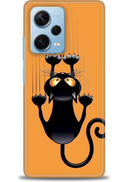Xiaomi Redmi Note 12 Pro Plus Hd Baskılı Kılıf + Seramik Tam Kaplayan Ekran Koruyucu 62
