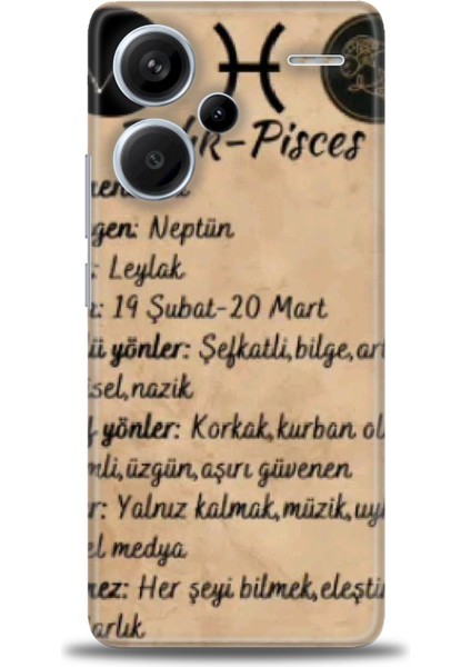 Xiaomi Redmi Note 13 Pro Plus Hd Baskılı Kılıf + Seramik Tam Kaplayan Ekran Koruyucu 473